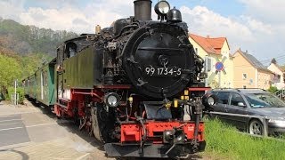 2014 04 20 Weisseritztalbahn ein kurzer Besuch [upl. by Esiuqcaj894]