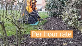 weeding and per hour rate [upl. by Alleda]