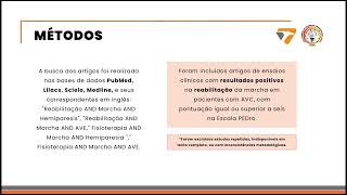 TRATAMENTOS FISIOTERAPÊUTICOS NA REABILITAÇÃO DA MARCHA EM PACIENTES COM AVCUMA REVISÃO INTEGRATIVA [upl. by Enialed]