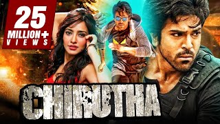 CHIRUTHA  Ram Charan Telugu Action Hindi Dubbed Full Movie  Neha Sharma Prakash Raj [upl. by Ecirtnom]