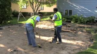 How to Install Belgard Pavers Step 2  Planning the Layout for Excavation [upl. by Carnay]