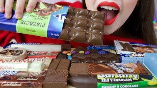 ASMR OLD SCHOOL CHOCOLATE SNACKS Extreme CRUNCHY Eating Sounds No Talking [upl. by Innoj]