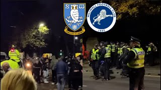 Mayhem as Millwall and SWFC fans try to get at each other😱🤯 [upl. by Belsky]