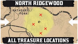 ALL North Ridgewood Treasure Map Location [upl. by Toinette]