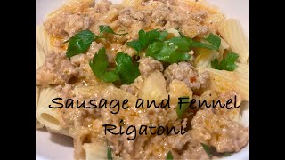 Comfort Food The popular Sausage and Fennel Rigatoni recipe [upl. by Aeslehc]