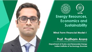 Lecture 15  Wind Farm Financial ModelI [upl. by Aryajay]