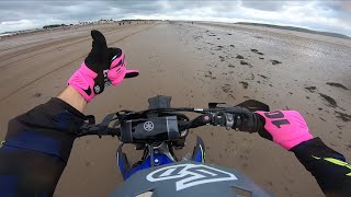 Weston beach race 2023 start GoPro carnage top 100 [upl. by Templer]