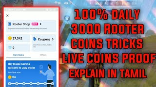 rooter unlimited coins tricks in tamilrooter coins tricksrooter app tamilmobile gaming [upl. by Mcnamara]