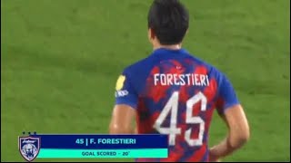 Goal 01 Fernando Forestieri  Terengganu Vs JDT  Liga Super 2023 [upl. by Cr891]