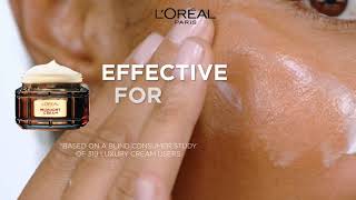 LOréal Paris Midnight Cream  Skin Looks Firmer  Wrinkles are Visibly Smoothed [upl. by Aranahs792]