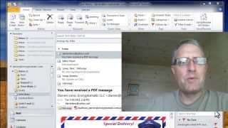 Send Encrypted Email with Microsoft Outlook and quotPDF Postmanquot addin for [upl. by Kerat30]