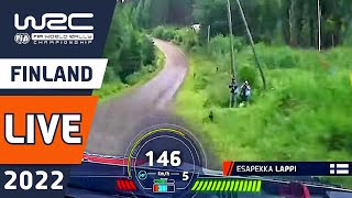 Shakedown LIVE WRC Secto Rally Finland 2022 [upl. by Aerdnua]