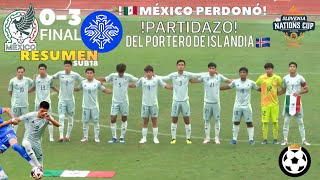 México SUB18 vs islandia SUB18  Iceland U18 RESUMEN 🟢 592024 Slovenia NationsCup 🇲🇽PERDONÓ 🤦🏻‍♂️ [upl. by Thirzia220]