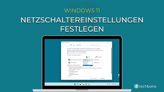 Netzschaltereinstellungen festlegen Windows 11 [upl. by Aslin]