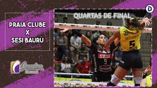 Praia Clube x SESI Bauru  QUARTAS DE FINAL Jogo 3  Melhores Momentos  Superliga Feminina 2324 [upl. by Rush]