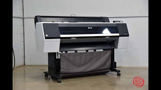 Epson SureColor P9000 44in LargeFormat Inkjet Printer [upl. by Syck]