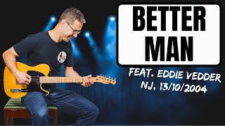 Bruce Springsteen  Better Man Pearl Jam cover live NJ 131004 guitar lesson [upl. by Arretahs844]