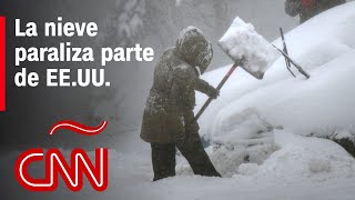 Mira los estragos que deja la brutal tormenta de nieve en Estados Unidos [upl. by Poole]