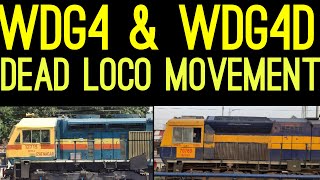 WDG4 DEAD LOCO।WDG4D DEAD LOCOMOTIVE। WDP4D DEAD LOCO MOMVENT [upl. by Aerdnaid56]