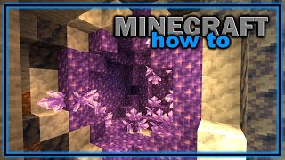 How to Find Amethyst Geodes and Use Amethyst in Minecraft 118  Easy Minecraft Tutorial [upl. by Ingemar]