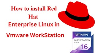 How to install Red Hat Enterprise Linux in Vmware WorkStation Step By Step [upl. by Aroc]