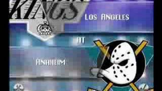 NHL 96 PC  Anaheim Ducks vs LA Kings pregame [upl. by Brien764]