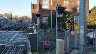 Oulton Broad North Level Crossing [upl. by Asetal]