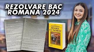 REZOLVARE SUBIECT BACALAUREAT 2024  LIMBA ROMANA  START IN BAC [upl. by Annovy]