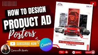 HOW TO DESIGN CREATIVE SOCIAL MEDIA POSTER ON CANVAcanvatutorial canvadesign canvahacks canva [upl. by Hepsiba115]