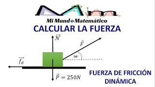 Fuerza de fricción dinámica [upl. by Humfrey32]