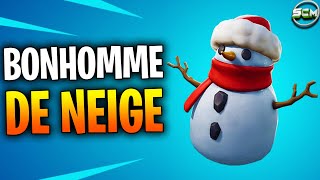 PERCUTER UN BONHOMME DE NEIGE AVEC UN VÉHICULE FORTNITE EMPLACEMENT BONHOMME DE NEIGE FORTNITE [upl. by Aneerol]