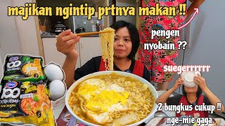 MAJIKAN NGINTIP PRTNYA MAKAN ‼️ENDINGNYA BELIAU PENGEN NYOBAIN MIE GAGA KUAH PAKAI TELOR [upl. by Zailer829]