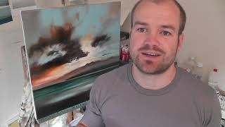 Scottish Landscape Painting Demo The Sound of Mull [upl. by Coonan243]