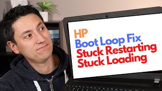 How To Fix HP Boot Loop Restarting or Stuck Loading Errors [upl. by Litch]