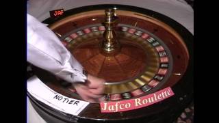 Roulette Dealer Spins Preselected Number Sections [upl. by Yelsnia637]