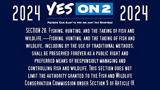 Yes on 2 Ballot Amendment  Florida Right to Hunt and Fish November 2024 [upl. by Naresh443]