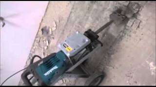 Tile demolition trolley with Makita Hammer [upl. by Smaj563]