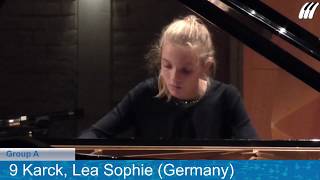 Lea Sophie Karck  First round Group A [upl. by Yleik]