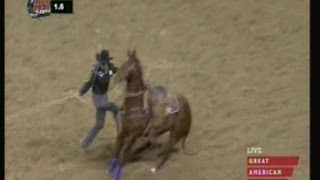 Tie Down Roping  2013 NFR Round 3 [upl. by Chloris]