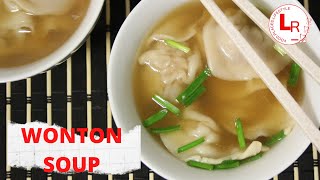 Wonton Soup  Wonton Filling Recipe [upl. by Ybhsa]