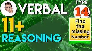 11 Plus Verbal Reasoning  VR Type 14  Find the missing number  Lessonade [upl. by Parrott]