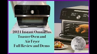 New Instant Omni Plus 18L Toaster Oven and Air Fryer  Full Review and Demo [upl. by Gusti51]