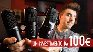 3 microfoni da studio da 100 euro da tenere per sempre  Red Sprecacenere [upl. by Zeculon]