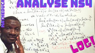 Fonction logarithme pour la terminale NS4 SMP Cours1 [upl. by Swihart]