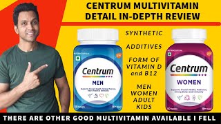 Centrum Multivitamin Review in Hindi  For Men Women Adult and Kids  Is this good   My opinion [upl. by Dayiz]