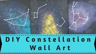 DIY Constellation Wall Art [upl. by Nylevol]