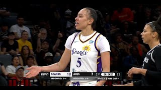 Dearica Hamby 29 Points Game  Los Angeles Sparks vs Las Vegas Aces  WNBA 2024  May 18 2024 wnba [upl. by Aleacin]