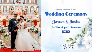 Joyson amp Flexita Wedding Ceremony Part01 [upl. by Ardaed]