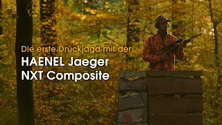 Die erste Drückjagd mit der Haenel Jaeger NXT Composite  FRANKONIA [upl. by Tnairb612]