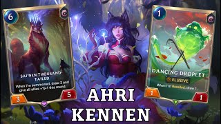 Ahri Kennen in 2023 Masters Deck Gameplay  Legends of Runeterra [upl. by Annaili]